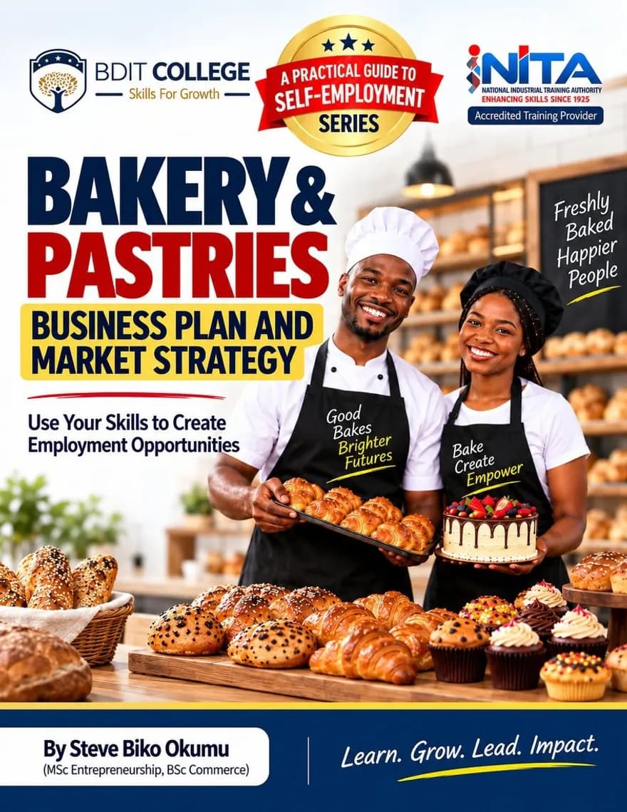 Bakery and Pastries Business Plan and Market Strategy book cover